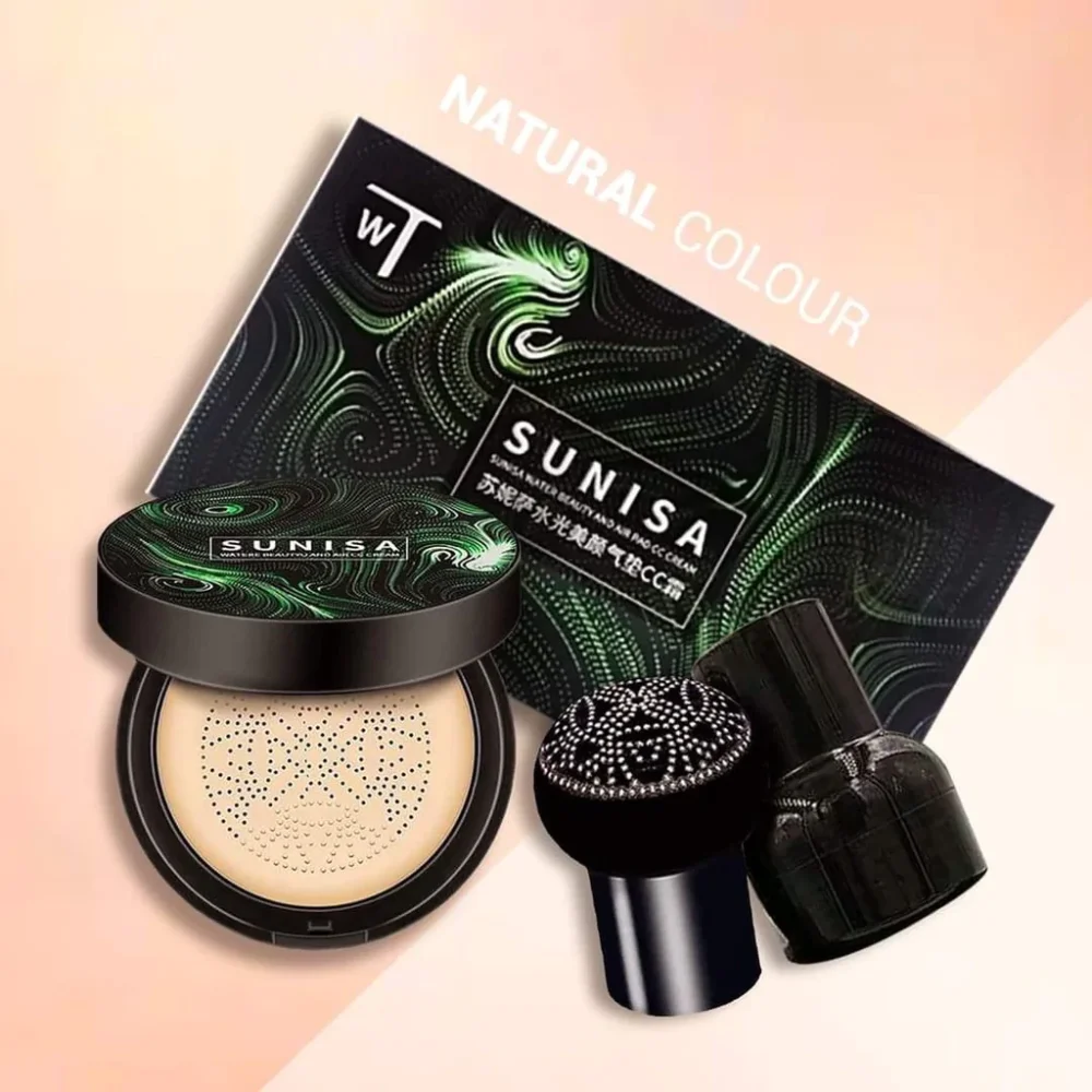 Sunisa Foundation Base Waterproof Mushroom Head Air Cushion Bb Cream Nude Liquid Foundations Cc Cream - Image 3